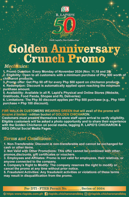 Golden Anniversary Crunch Promo