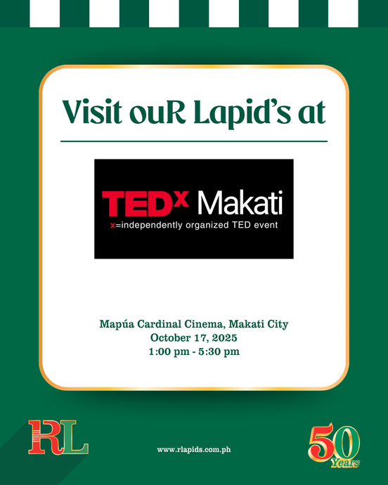 Visit ouR Lapid’s at TEDxMakati – Thrive 2025: Ideas Worth Spreading