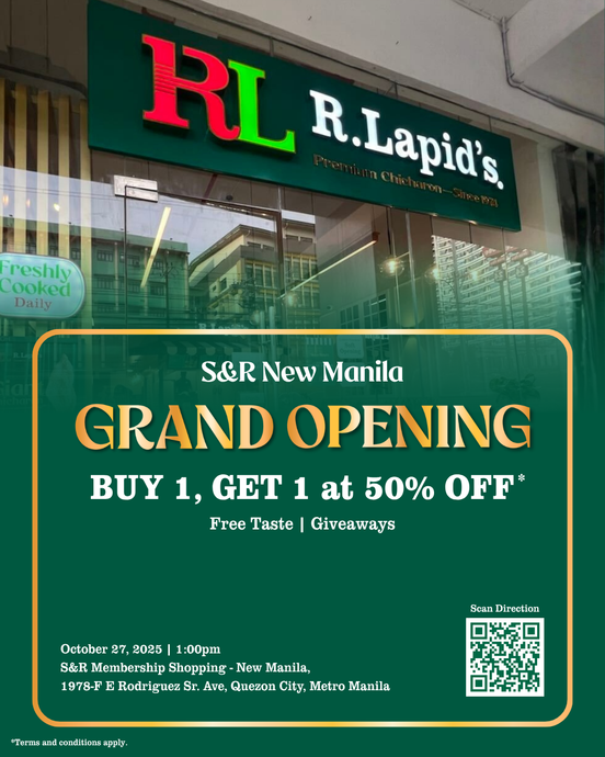 It’s officially our Grand Opening at S&R New Manila!