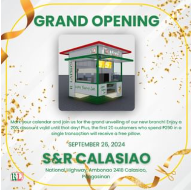 🎉Grand opening alert! 📢