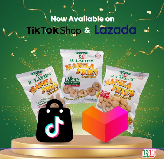 "Get Ready for a Pinoy Snack Attack! R. Lapid's on Tiktok and Lazada"